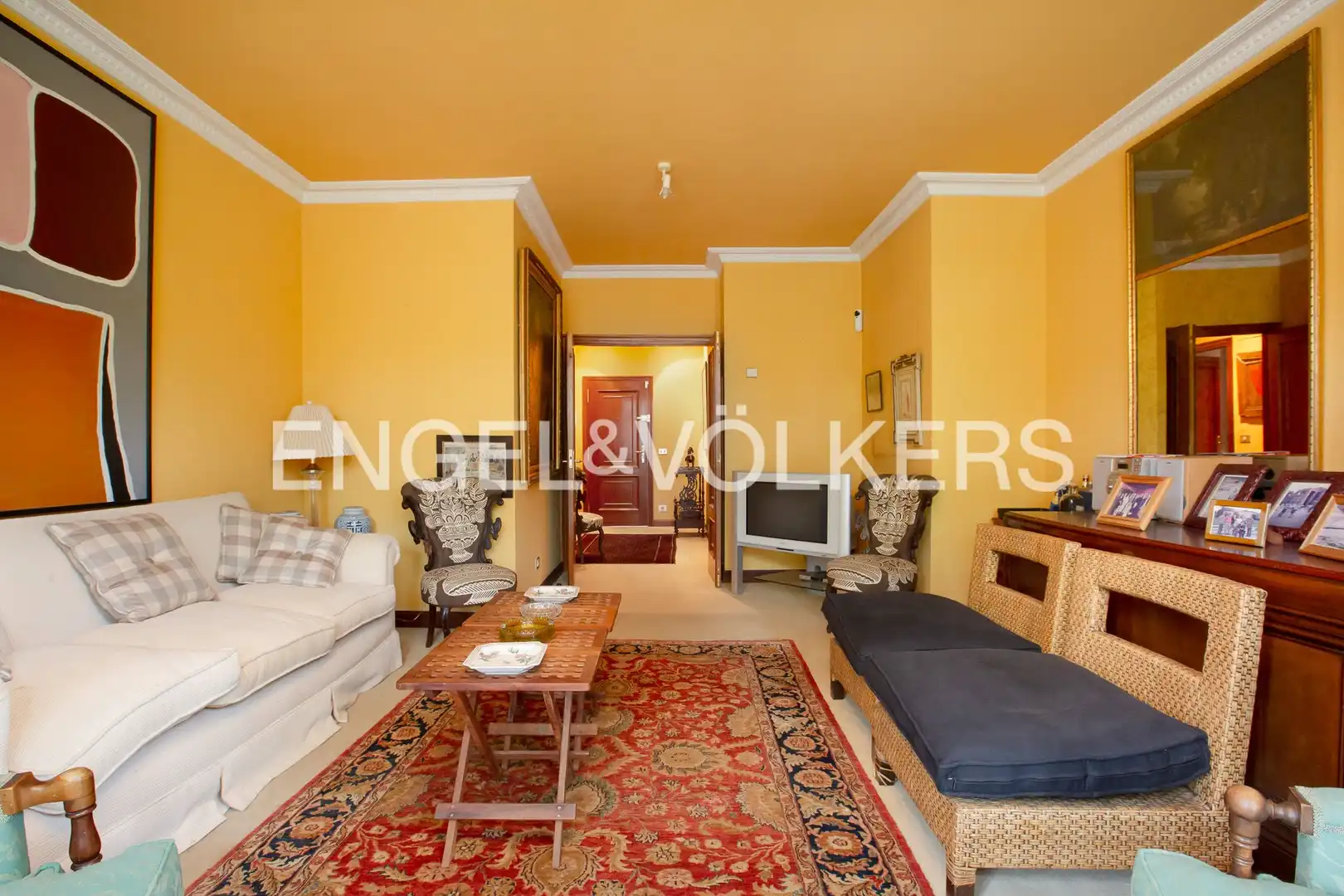 Sala de estar de Piso en venta en Getxo  con Calefacción, Jardín privado y Parquet