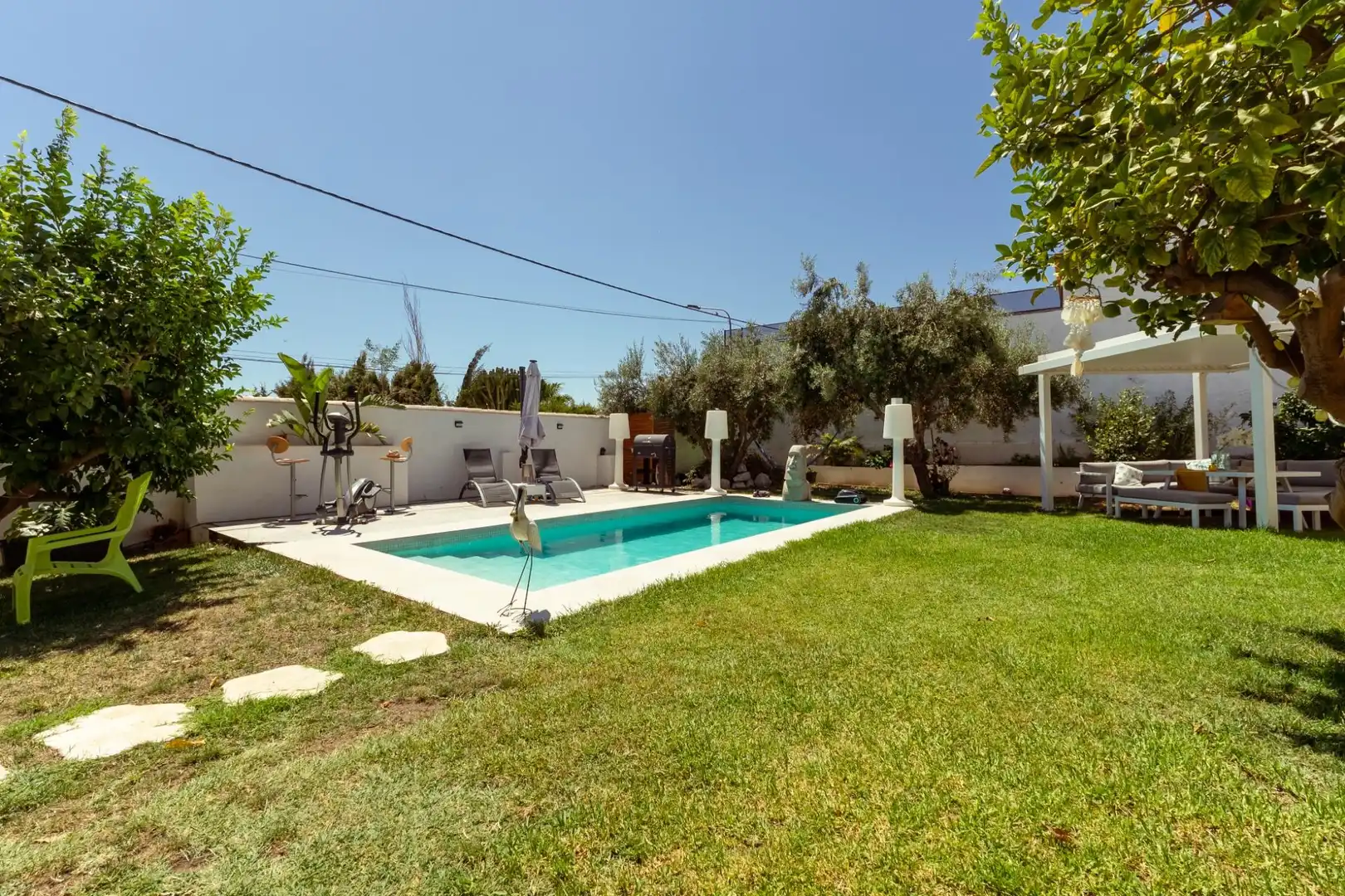 Piscina de Casa o chalet en venta en Málaga con Aire acondicionado, Jardín privado y Terraza