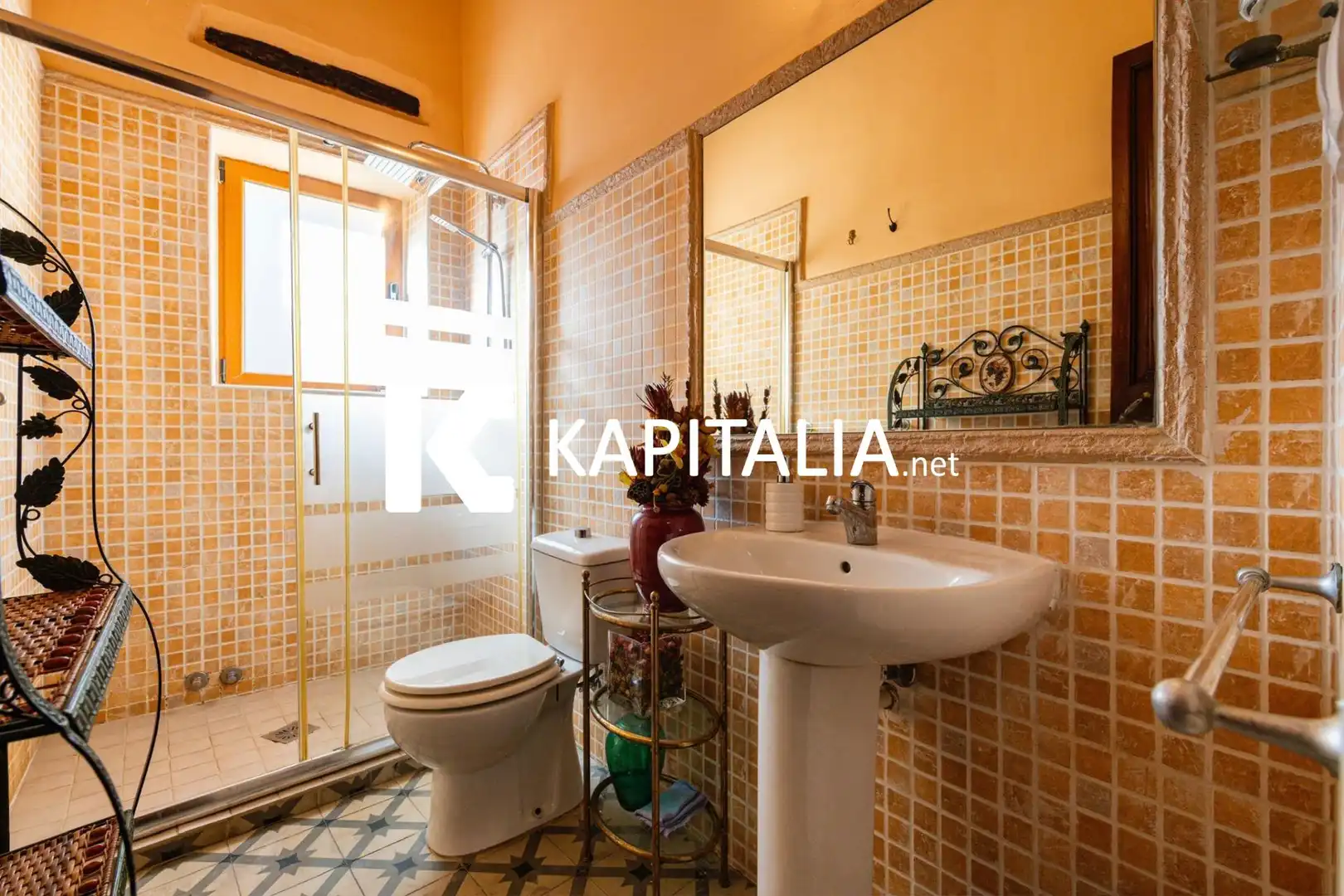 Baño de Finca rústica en venta en Ontinyent con Aire acondicionado, Jardín privado y Balcón