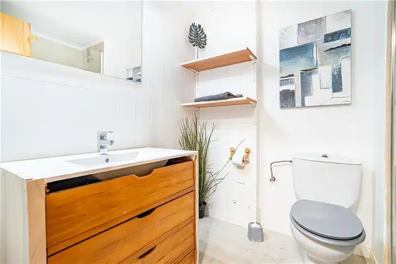 Badezimmer von Wohnung zum Verkauf in  Palma de Mallorca mit Klimaanlage und Terrasse