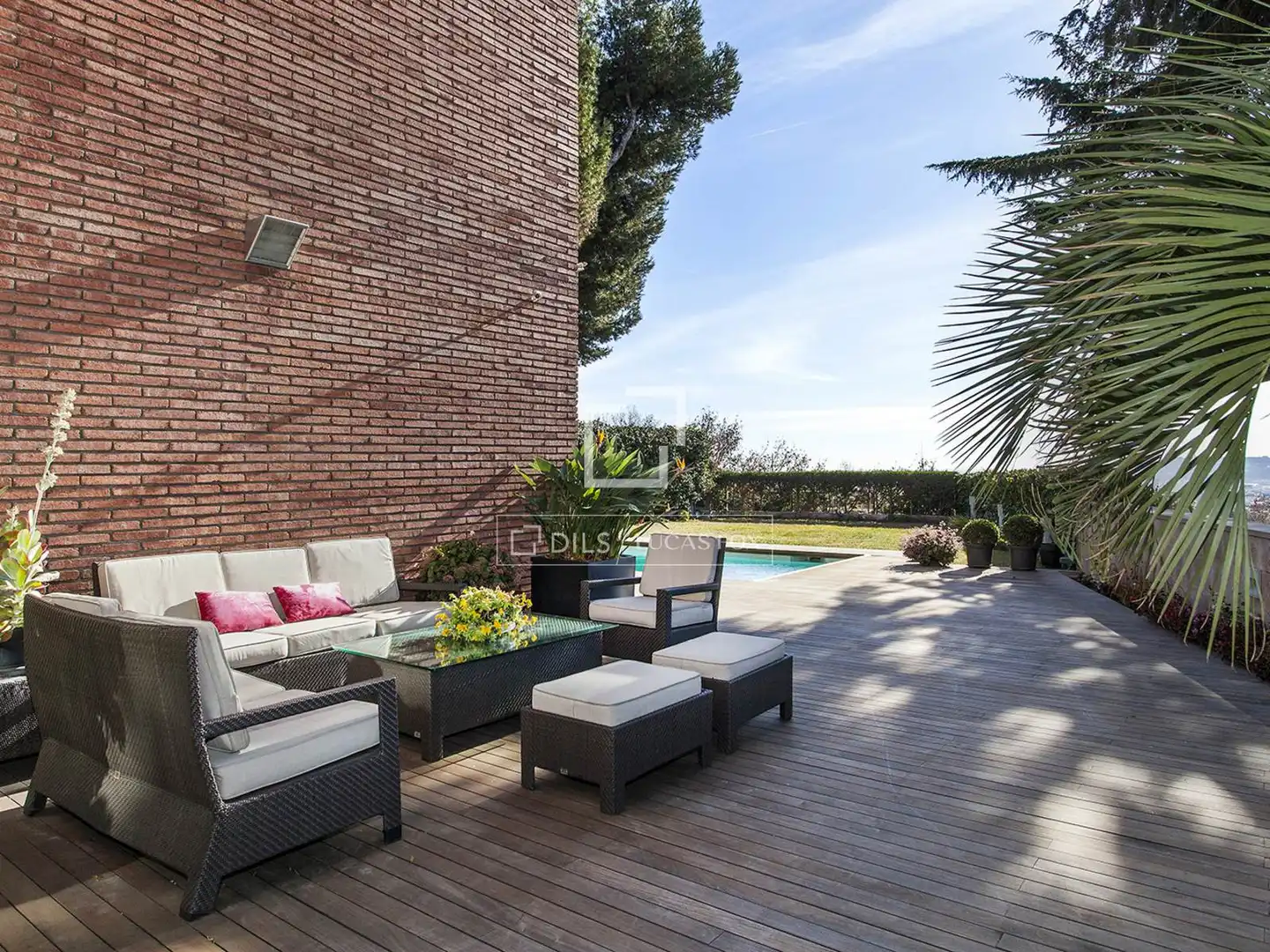 Terraza de Casa o chalet de alquiler en Barcelona con Aire acondicionado, Calefacción y Jardín privado