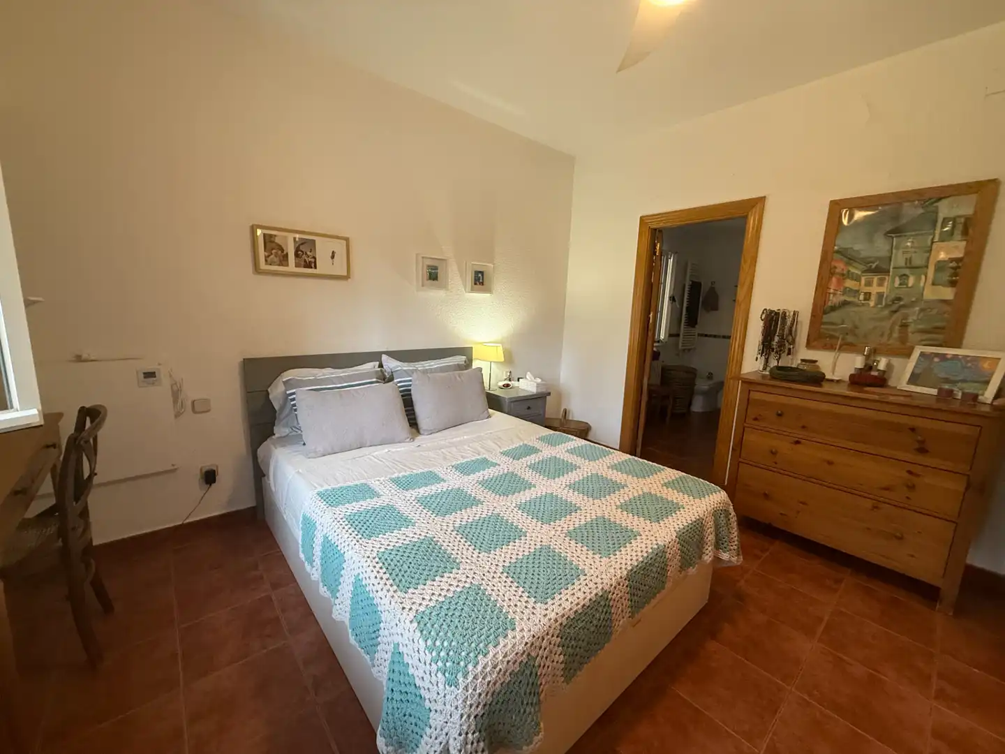 Habitación de Casa o chalet en venta en Poblete con Aire acondicionado, Jardín privado y Piscina