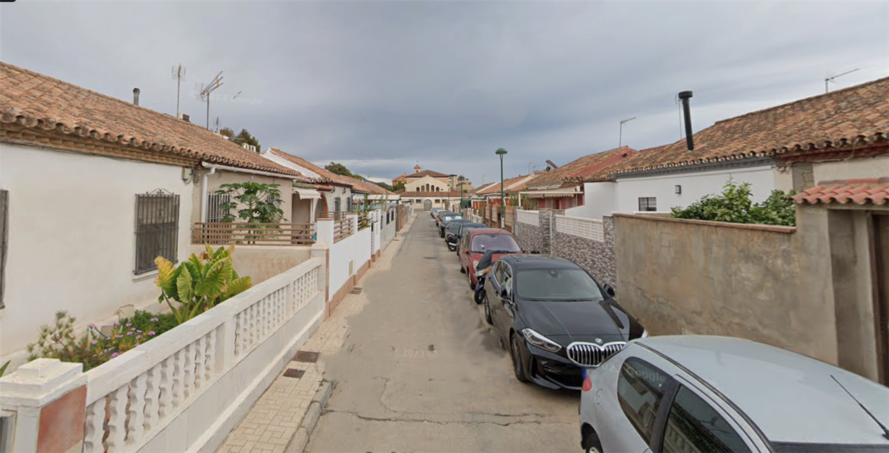 Exterior view of Single-family semi-detached for sale in Málaga Capital