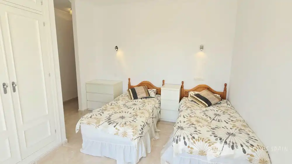 Bedroom of Houses for sale in Cómpeta  with Air Conditioner, Private garden and Swimming Pool