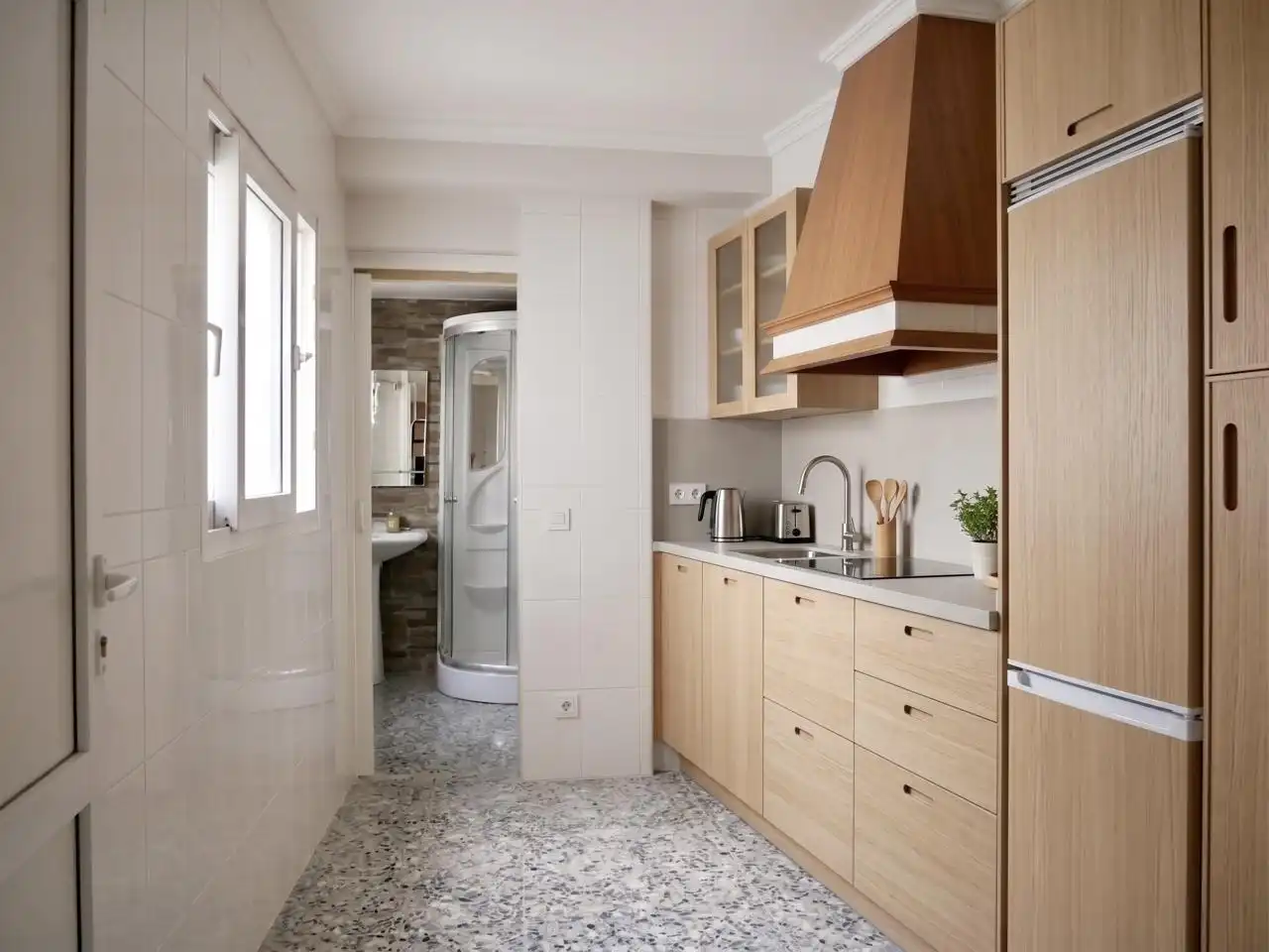 Cocina de Casa adosada en venta en Umbrete con Aire acondicionado, Terraza y Balcón