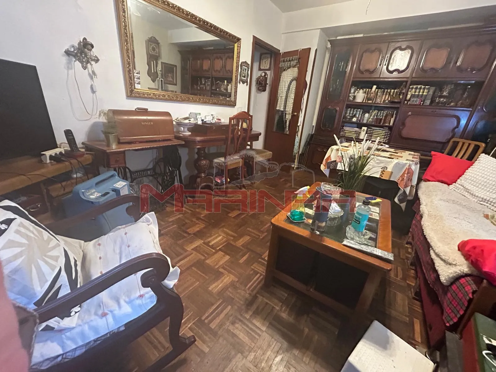 Sala de estar de Planta baja en venta en  Madrid Capital con Terraza y Trastero