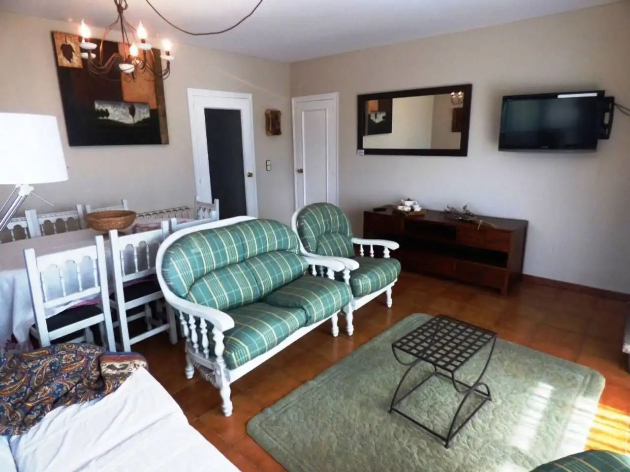 Wohnzimmer von Wohnung zur Miete in Bellver de Cerdanya mit Möbliert und Balkon