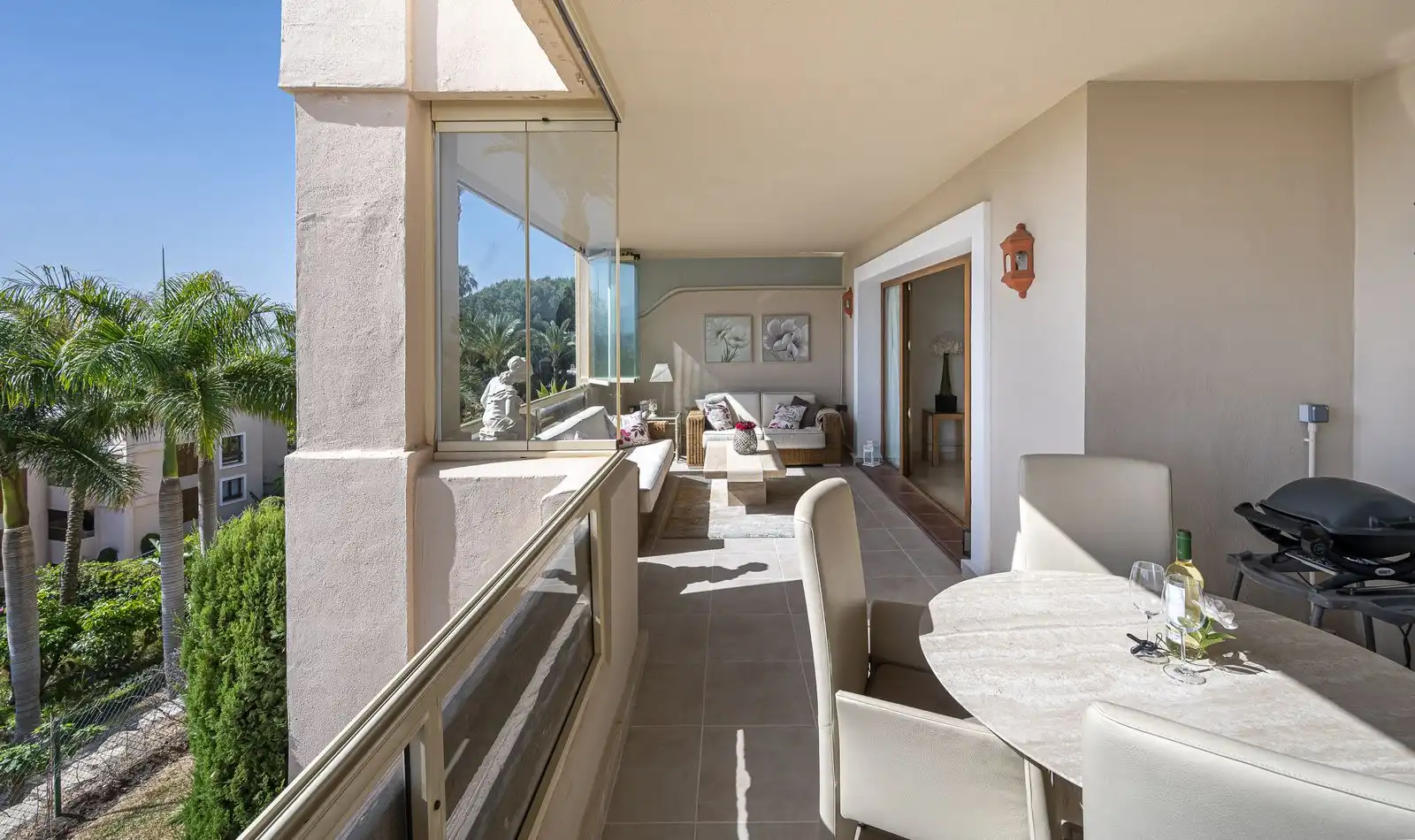 Terraza de Apartamento en venta en Estepona con Terraza, Trastero y Amueblado