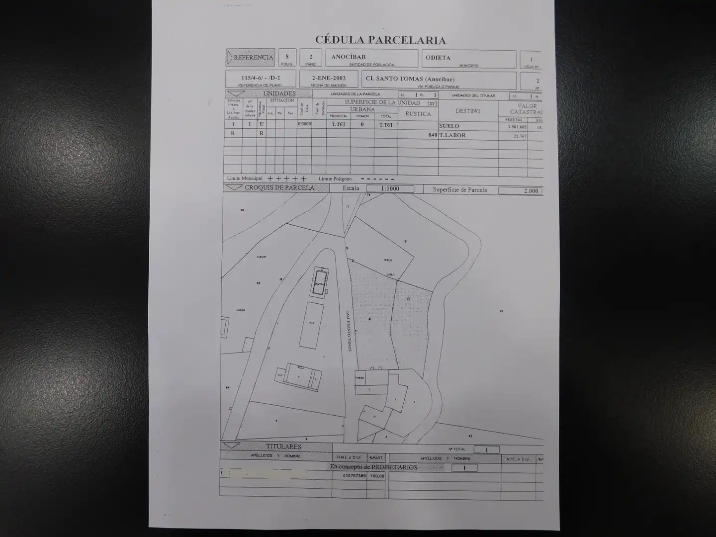 Residential for sale in Odieta