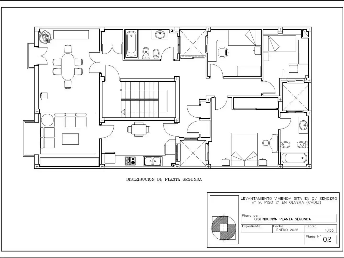 Wohnung zum Verkauf in Olvera mit Klimaanlage und Balkon