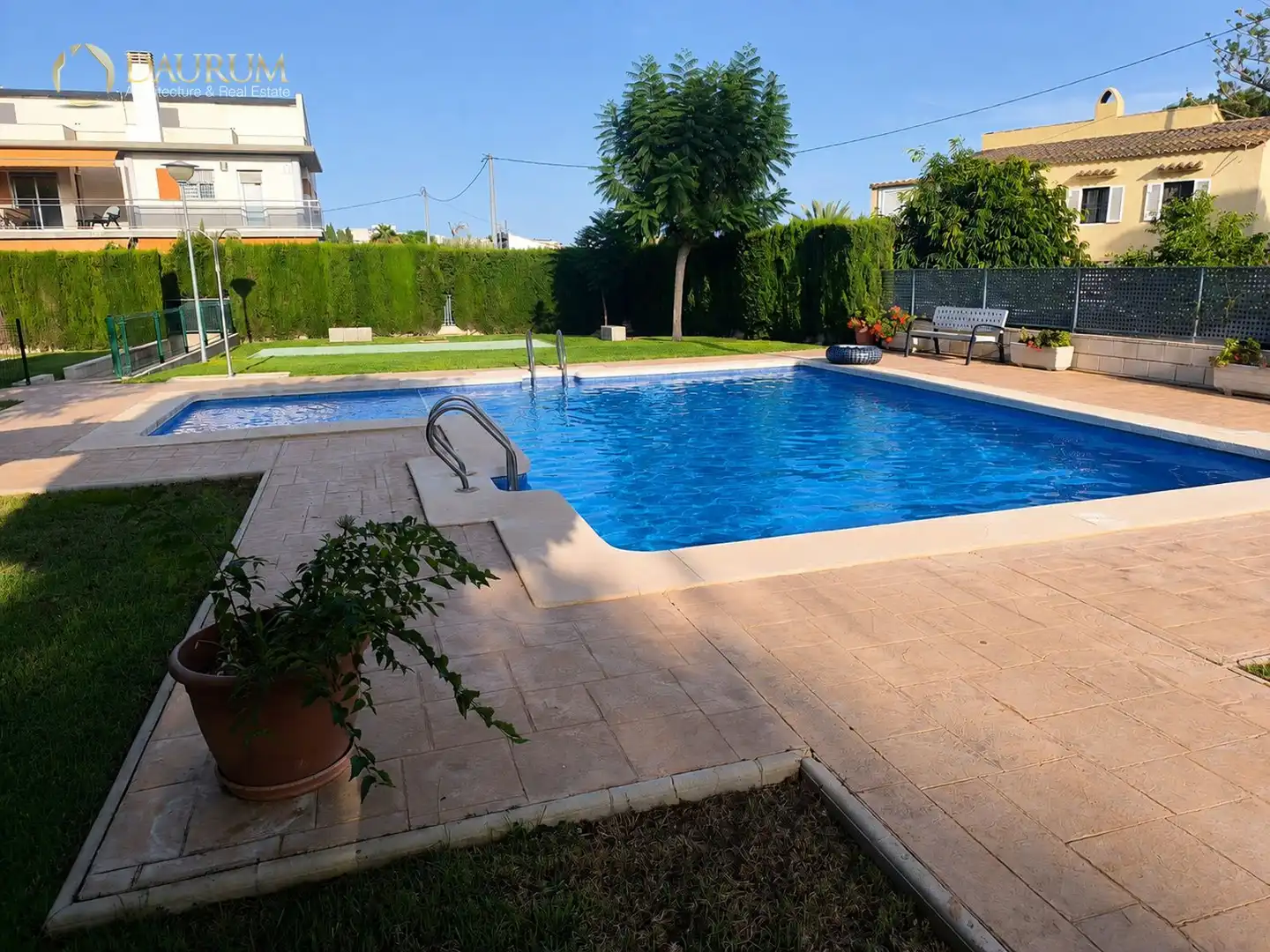 Piscina de Casa adosada en venda en Sant Joan d'Alacant amb Aire condicionat, Terrassa i Piscina