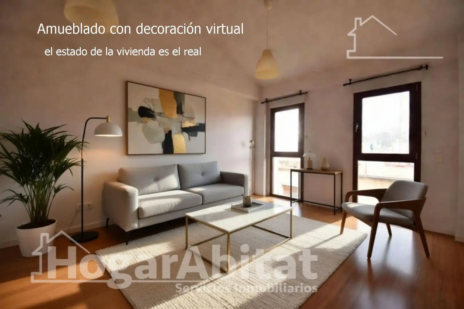 Sala d'estar de Àtic en venda en L'Alqueria de la Comtessa amb Parquet i Terrassa