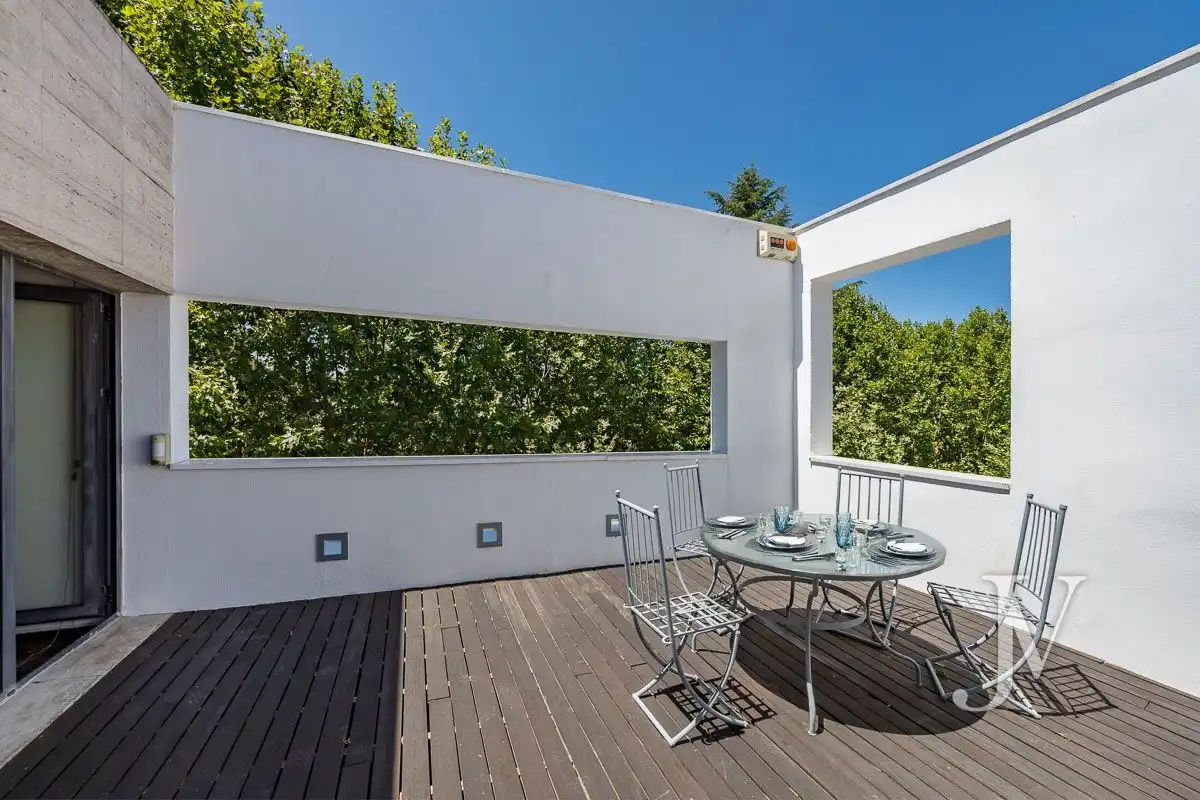 Terraza de Casa o chalet en venta en Madrid con Aire acondicionado, Calefacción y Jardín privado
