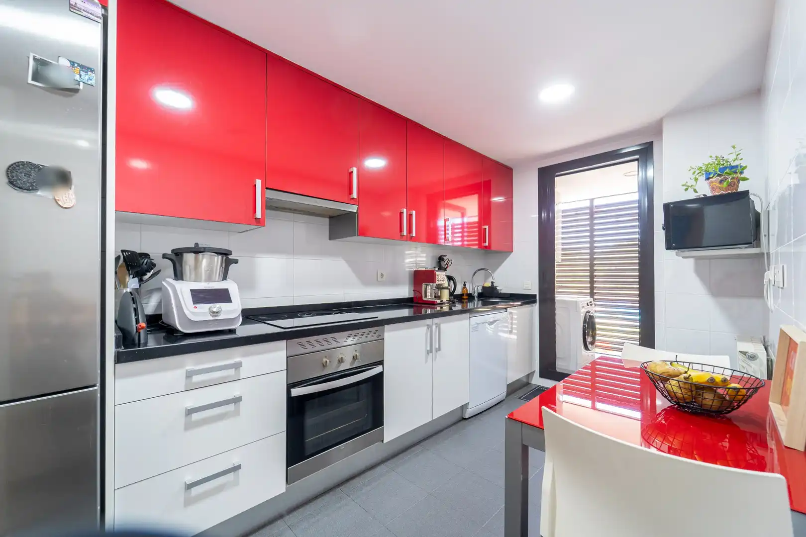 Kitchen of Flat for sale in Móstoles  with Air Conditioner, Heating and Private garden