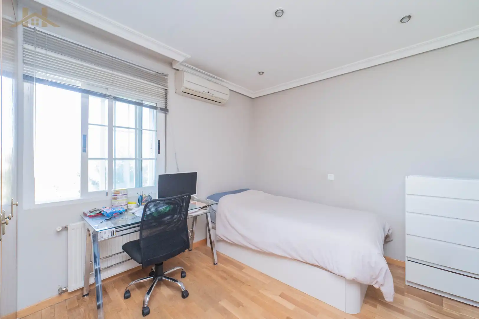 Bedroom of Detached homes for sale in Arroyomolinos (Madrid)  with Air Conditioner, Heating and Private garden