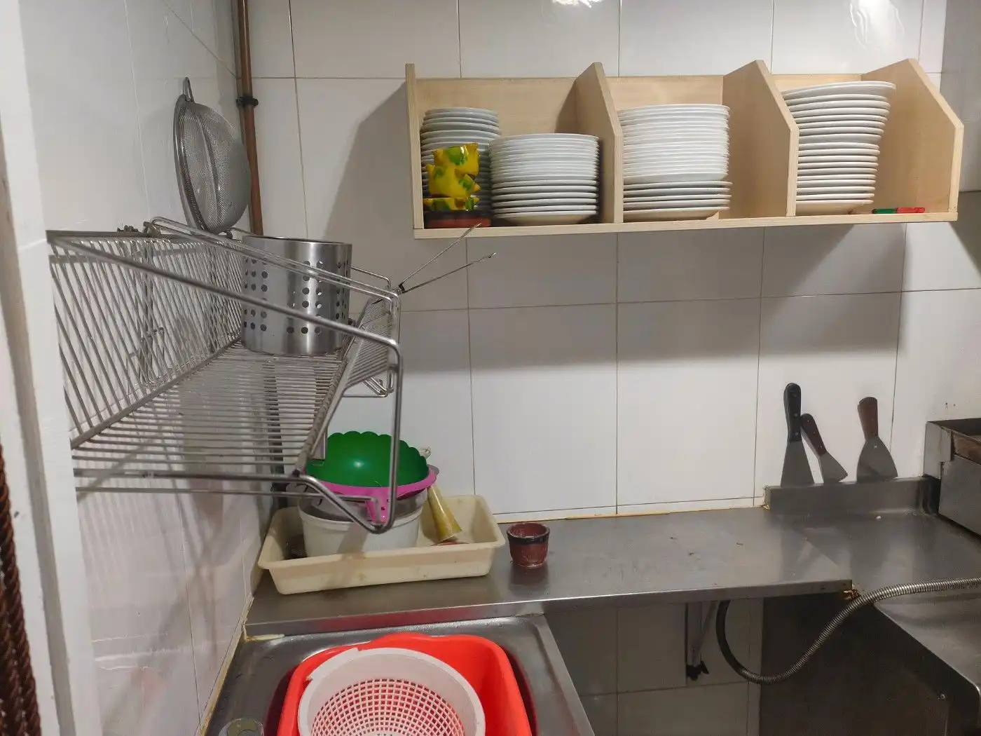 Cocina de Local en traspaso en Badalona con Aire acondicionado, Calefacción y Amueblado