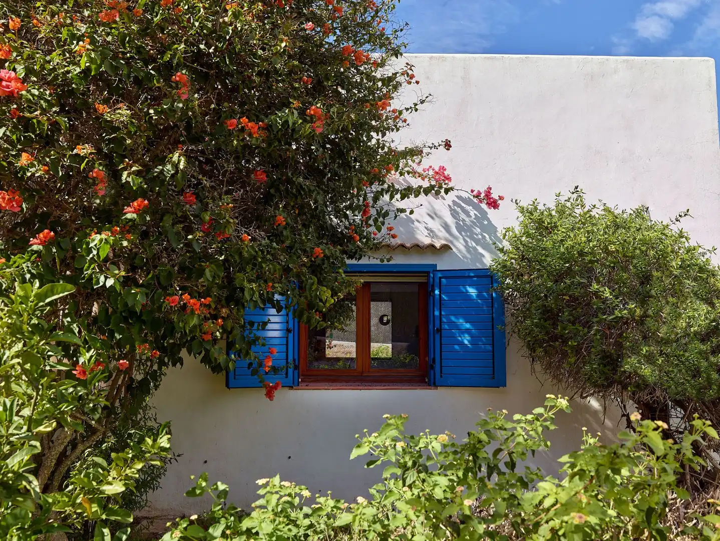 Exterior view of Houses for sale in Sant Josep de sa Talaia  with Air Conditioner, Heating and Private garden