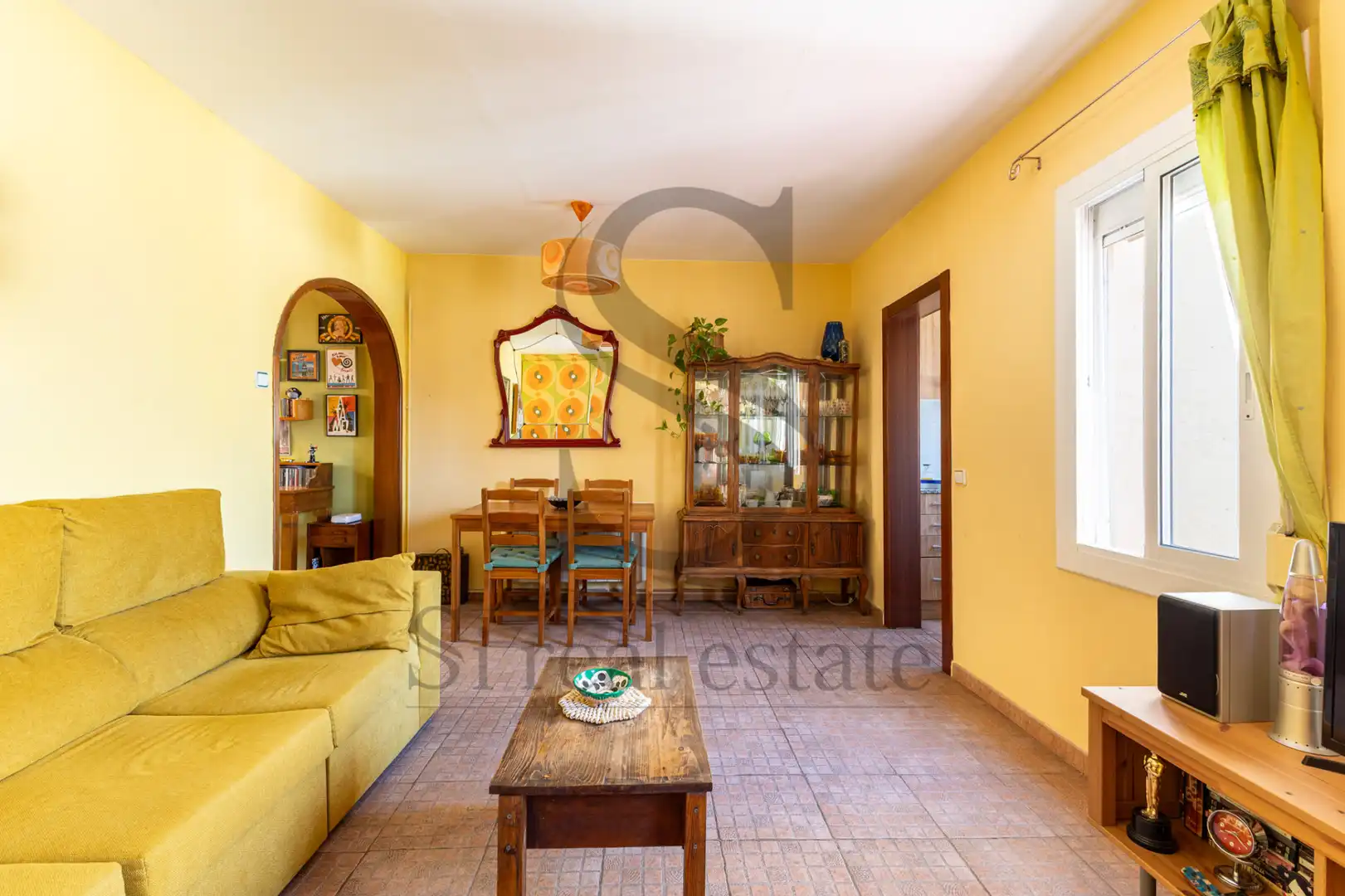 Sala de estar de Ático en venta en Barcelona con Calefacción, Terraza y Horno