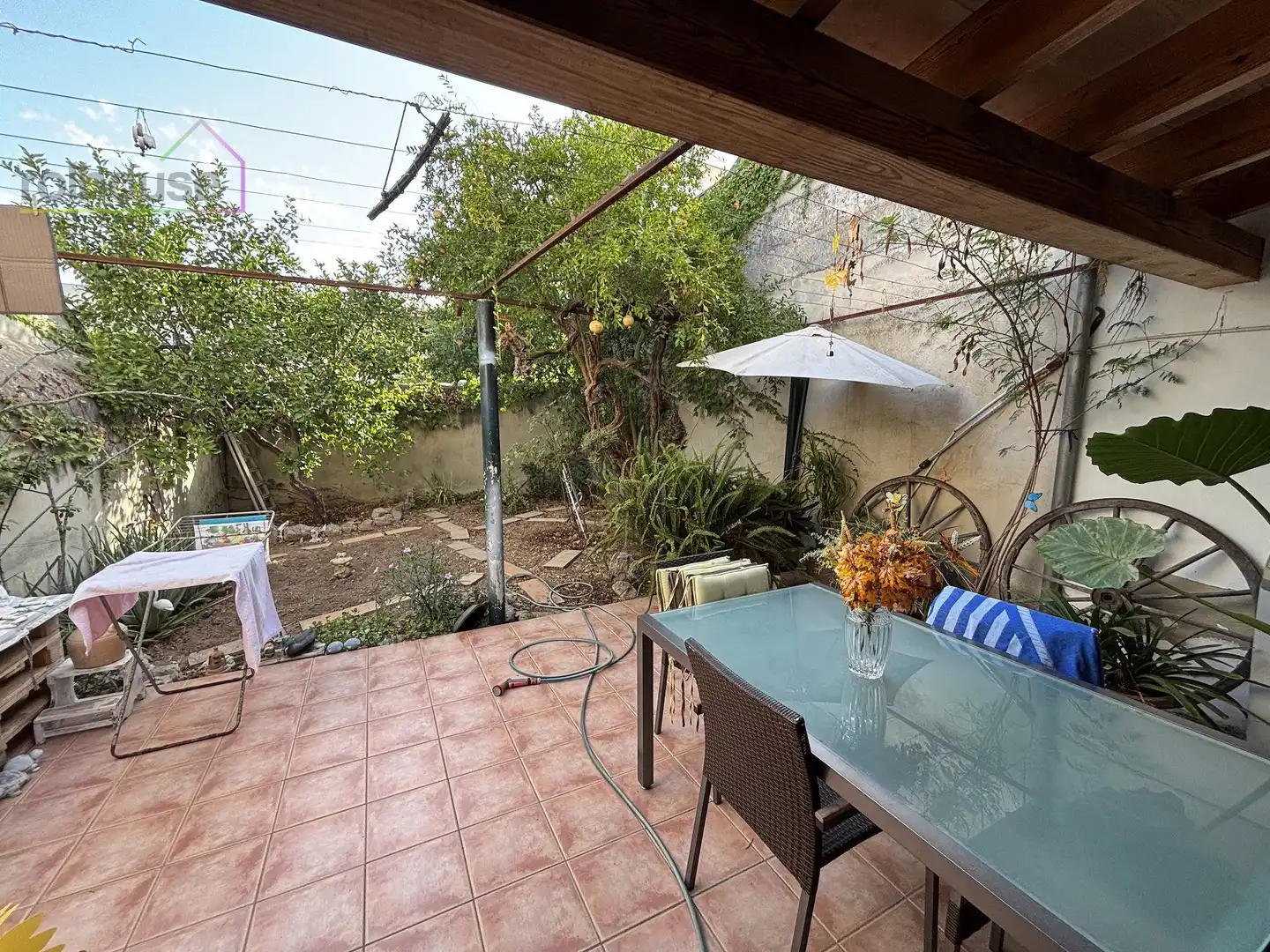 Terrace of Country homes for rent in Binissalem  with Air Conditioner, Parquet flooring and Terrace
