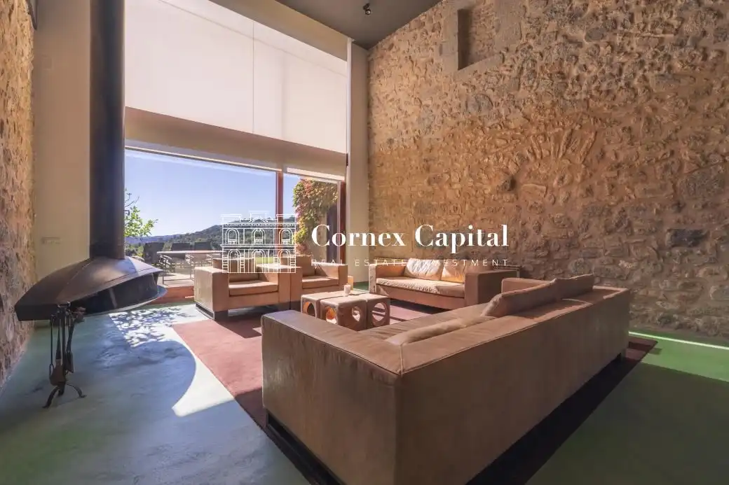 Terraza de Finca rústica en venta en Maçanet de Cabrenys con Calefacción, Jardín privado y Terraza