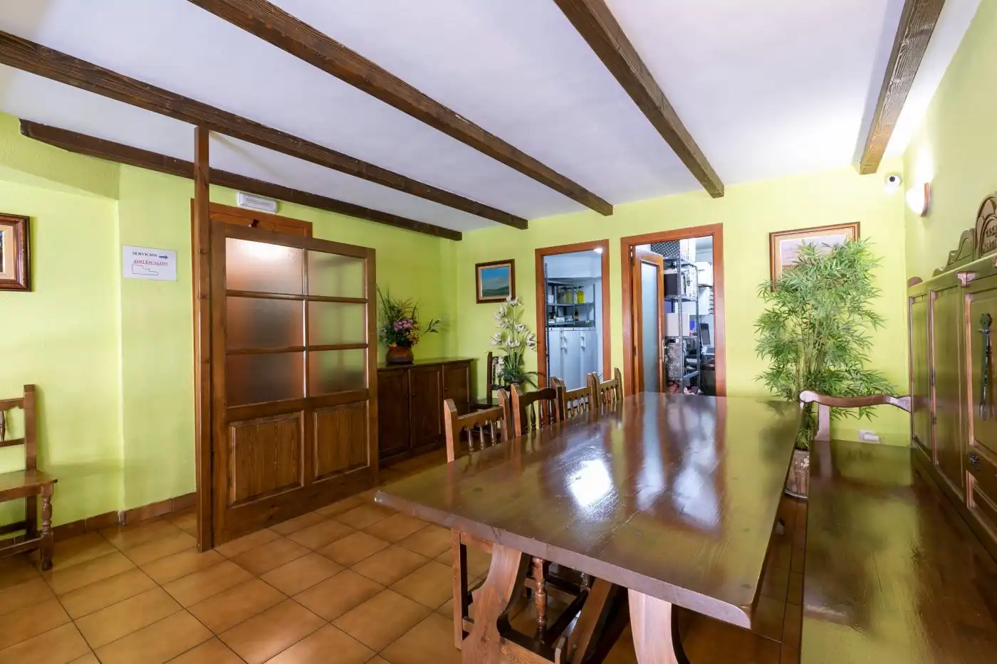 Comedor de Local en venta en Jaca con Aire acondicionado, Terraza y Amueblado
