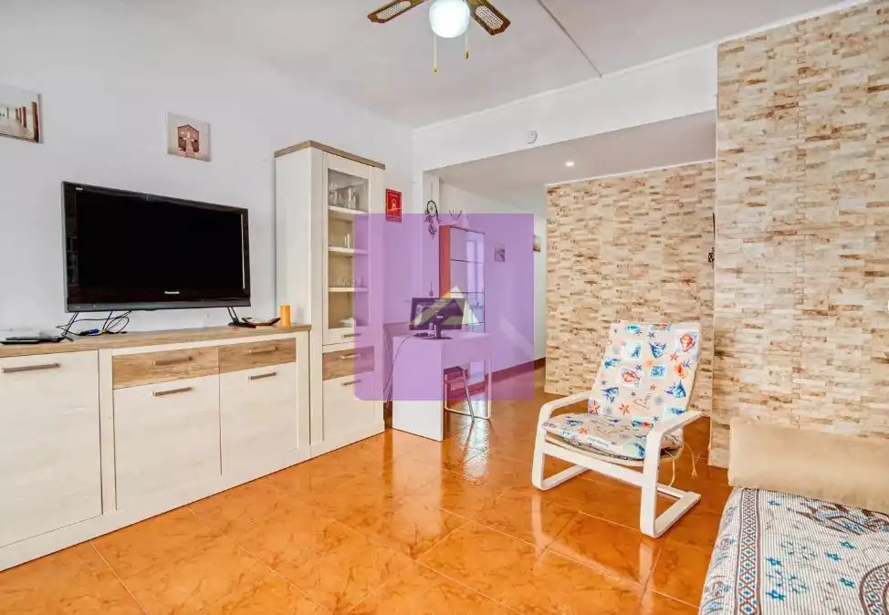 Sala d'estar de Apartament en venda en Sueca amb Terrassa, Moblat i Balcó