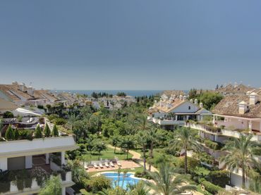Apartament amb piscina de lloguer a Milla de Oro