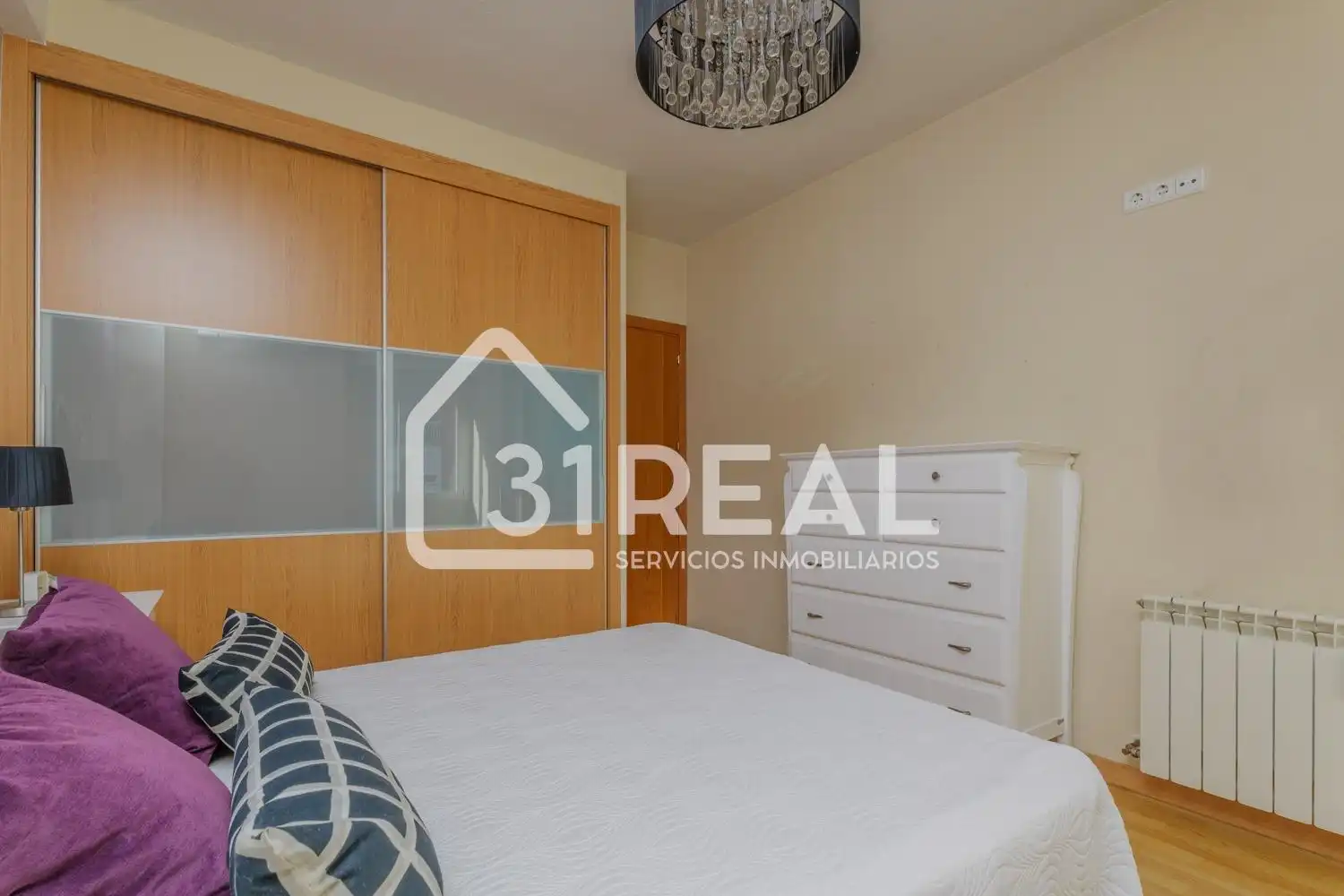 Schlafzimmer von Wohnung zum Verkauf in Madrid mit Klimaanlage, Heizung und Terrasse