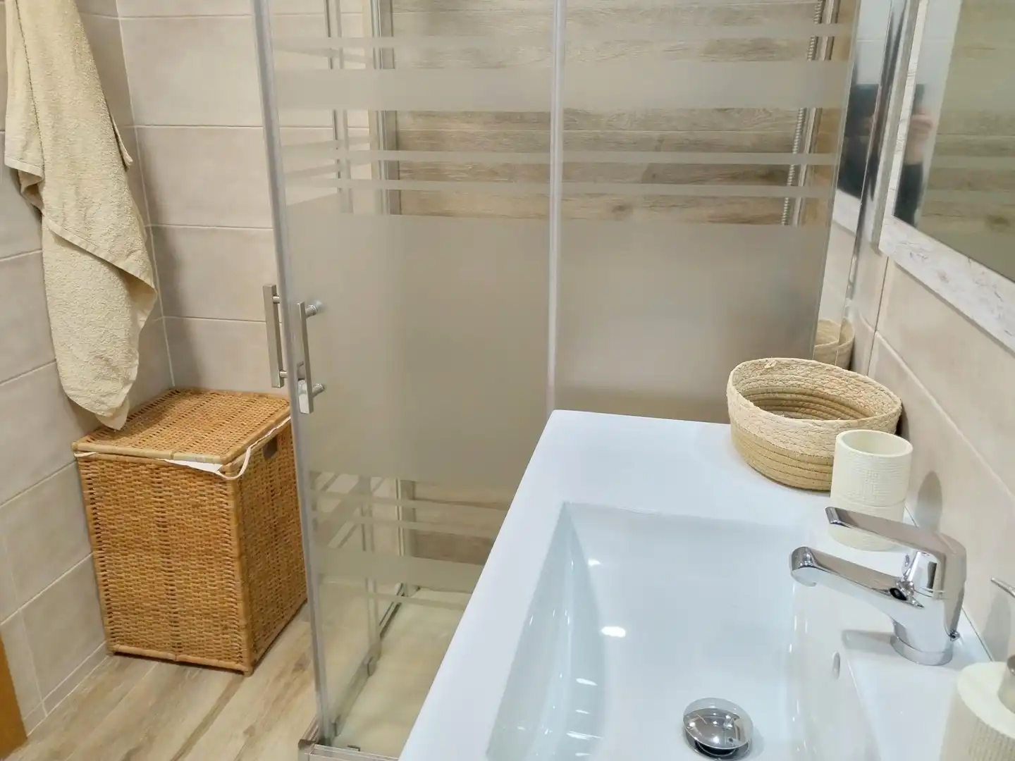 Bathroom of Flat for rent in Arganda del Rey  with Air Conditioner, Heating and Private garden