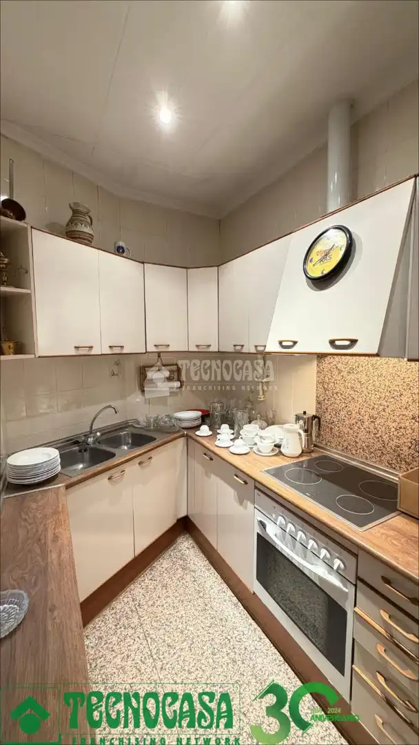 Cocina de Casa adosada en venta en Alcázar de San Juan con Jardín privado y Balcón
