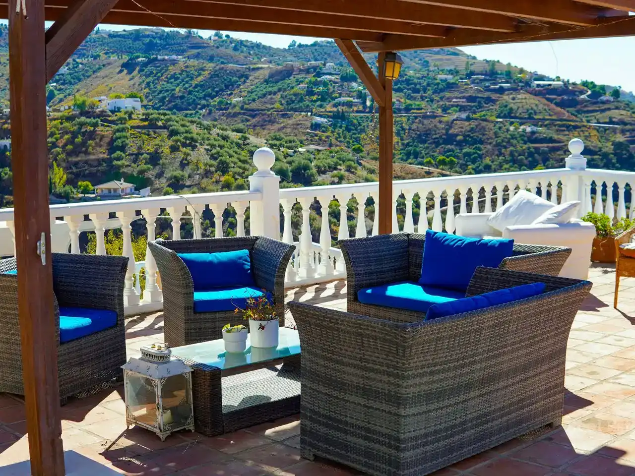 Terraza de Casa o chalet en venta en Cómpeta con Aire acondicionado, Jardín privado y Trastero