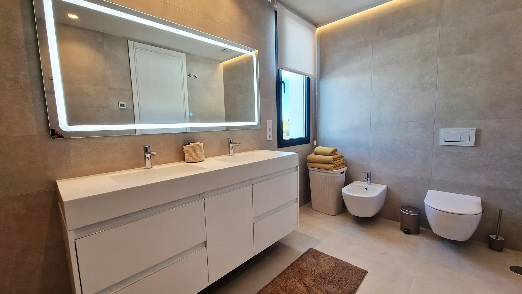 Baño de Casa o chalet en venta en Mijas con Aire acondicionado, Jardín privado y Terraza