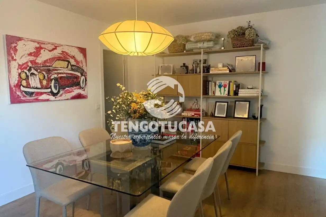 Esszimmer von Wohnung zur Miete in Madrid mit Klimaanlage, Heizung und Privatgarten