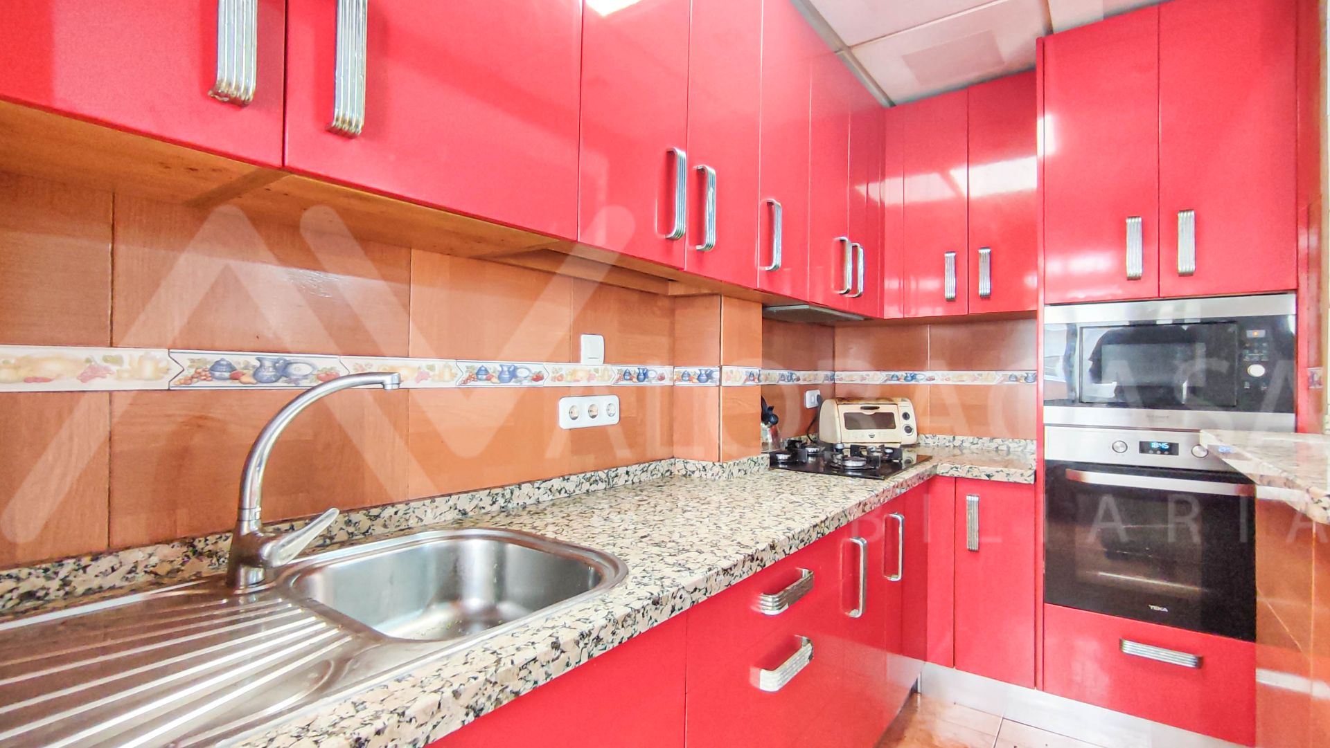 Kitchen of Flat for sale in Málaga Capital  with Air Conditioner and Terrace