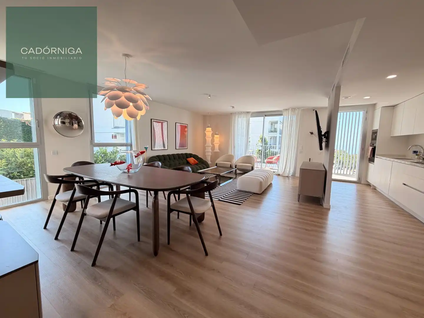 Sala de estar de Piso de alquiler en El Masnou con Aire acondicionado, Calefacción y Terraza