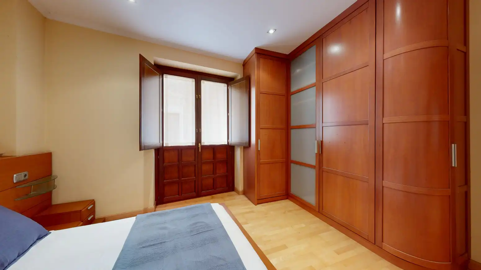 Schlafzimmer von Wohnung zum Verkauf in Tafalla mit Heizung, Möbliert und Balkon