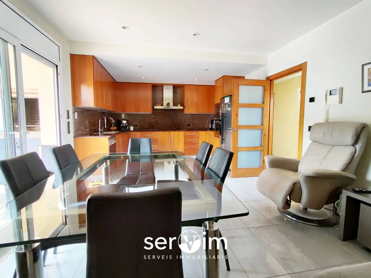 Dining room of Houses for sale in Llagostera  with Air Conditioner, Private garden and Terrace