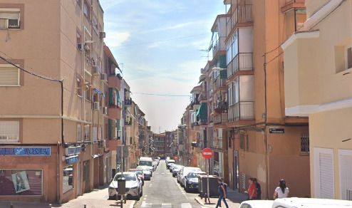 Exterior view of Planta baja for sale in  Madrid Capital