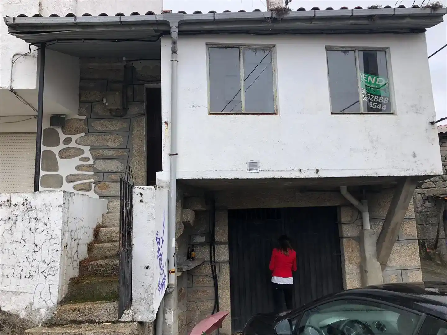Vista exterior de Casa adosada en venda en Nogueira de Ramuín, Ourense