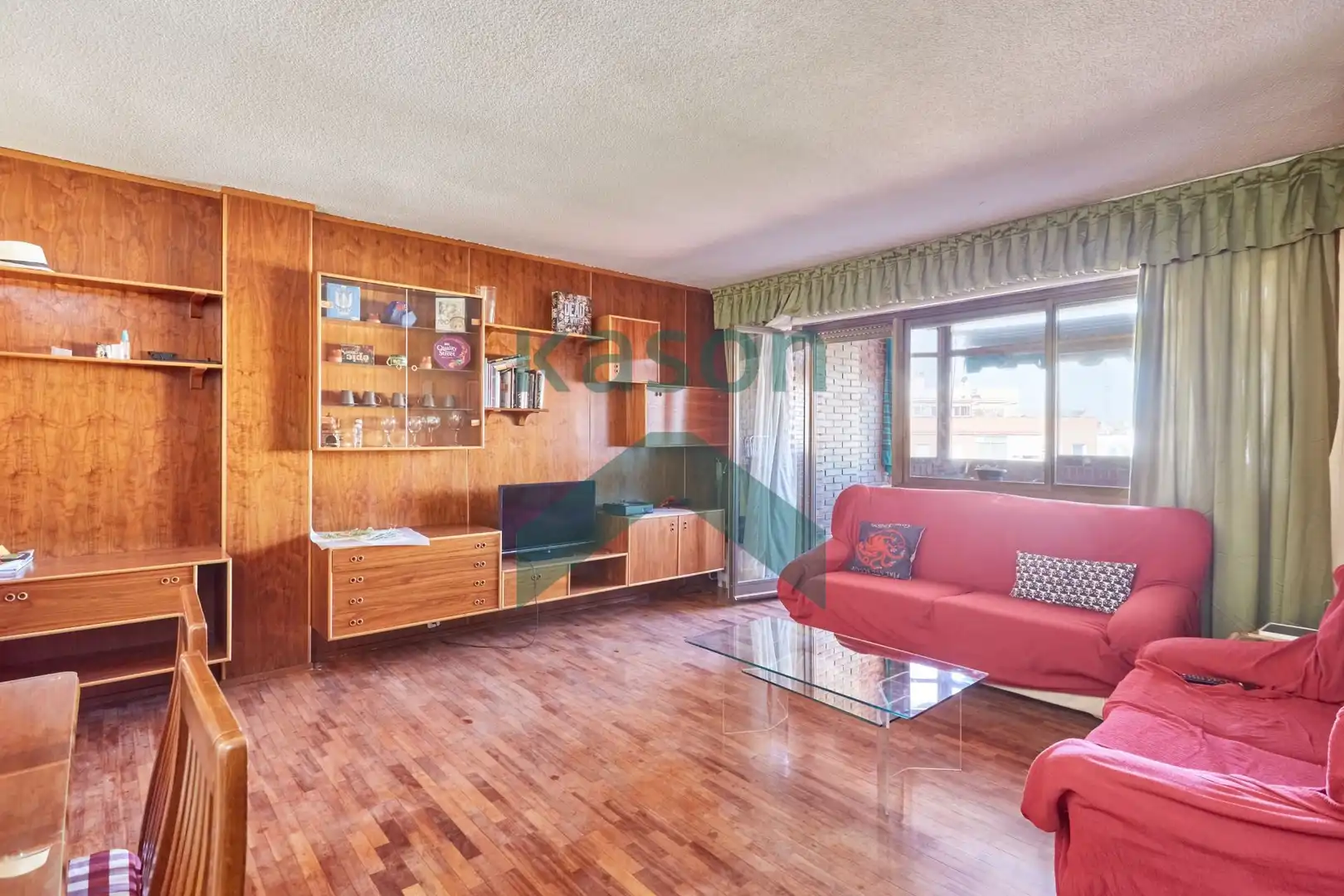 Sala de estar de Piso de alquiler en Madrid con Calefacción, Terraza y Amueblado