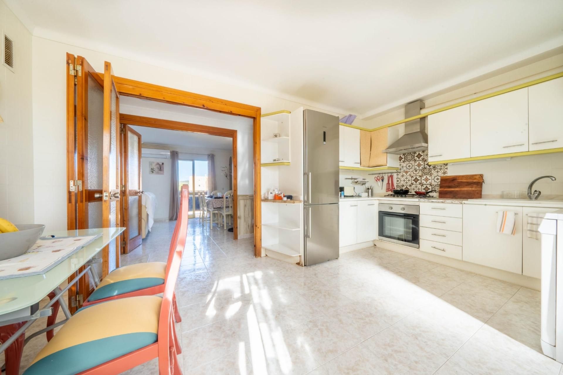 Kitchen of Flat for sale in Calvià  with Air Conditioner, Private garden and Balcony