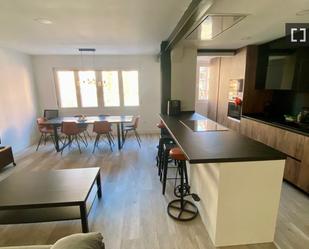 Kitchen of Flat to rent in  Madrid Capital  with Air Conditioner, Heating and Furnished