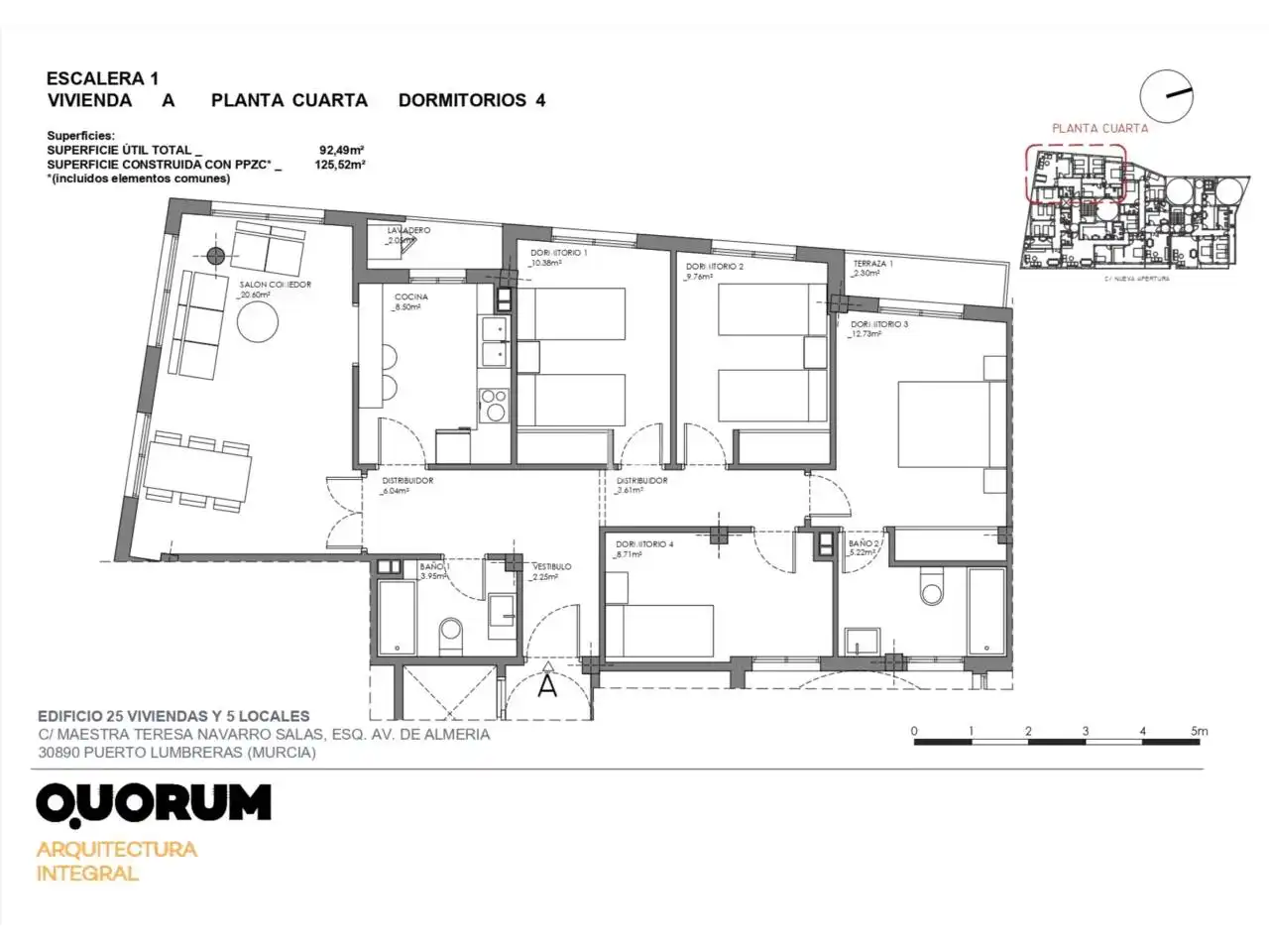 Piso en venta en Puerto Lumbreras con Aire acondicionado y Balcón