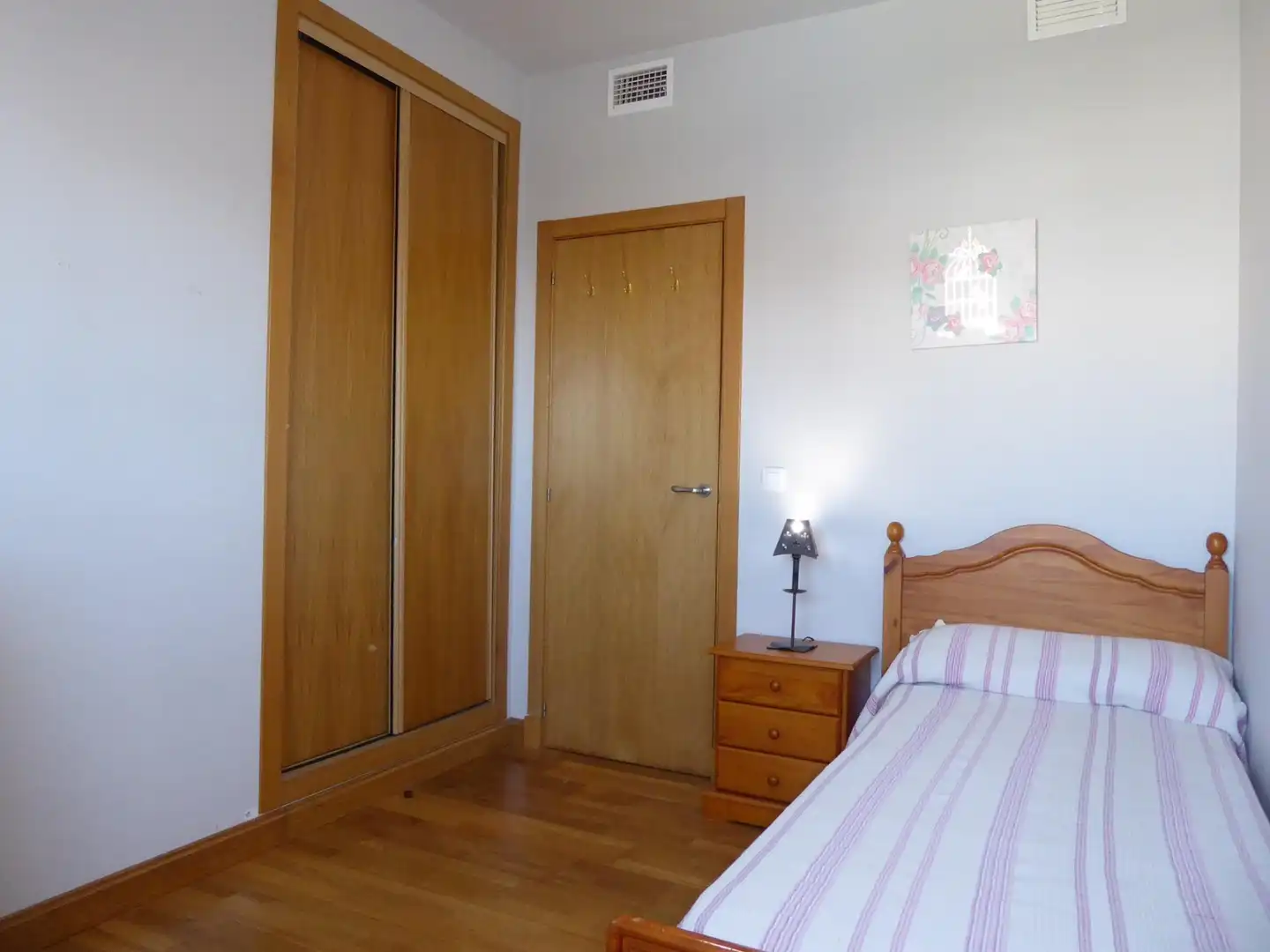 Schlafzimmer von Wohnung zum Verkauf in Jerez de la Frontera mit Klimaanlage, Parkett und Möbliert