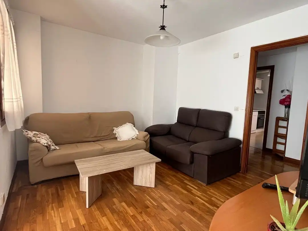 Sala de estar de Piso de alquiler en  Pamplona / Iruña con Calefacción, Terraza y Balcón