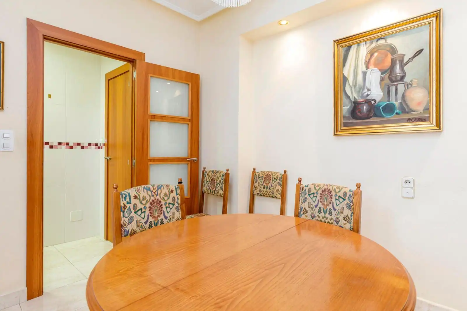Dining room of Flat for sale in Zaragoza  with Air Conditioner, Terrace and Storage room