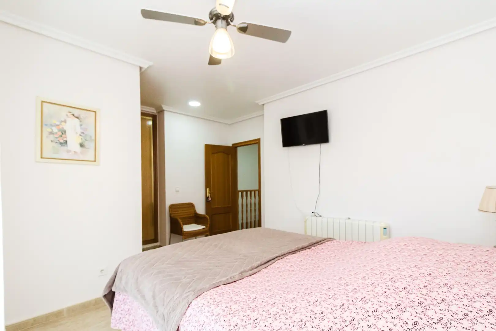 Schlafzimmer von Einfamilien-Reihenhaus zum Verkauf in Los Alcázares mit Klimaanlage und Terrasse