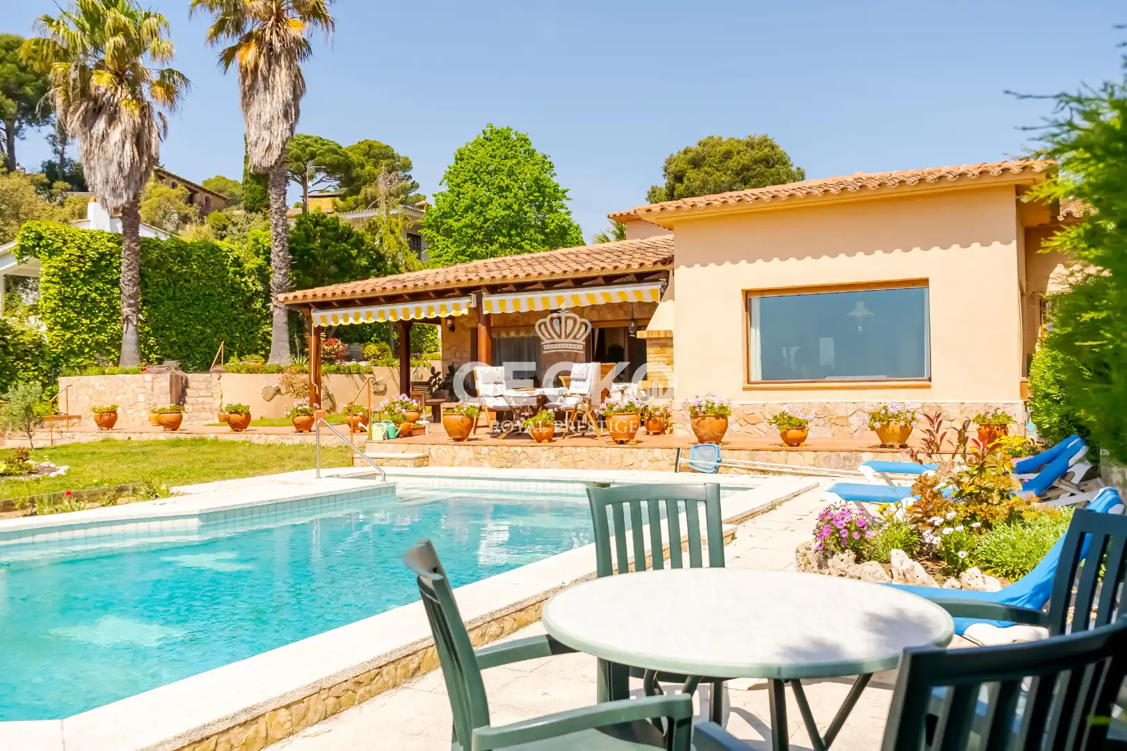 Jardí de Casa o xalet en venda en Lloret de Mar amb Calefacció, Jardí privat i Terrassa