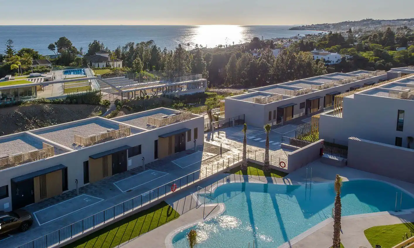 Terrassa de Casa o xalet en venda en Mijas amb Aire condicionat, Calefacció i Jardí privat