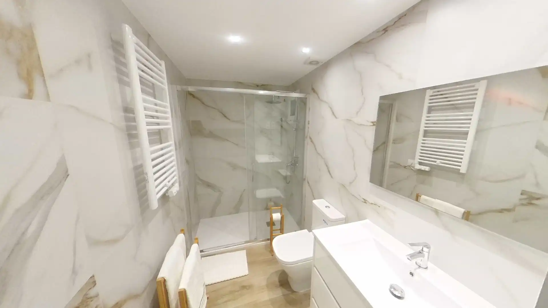 Bany de Pis de lloguer en  Madrid Capital amb Calefacció i Moblat